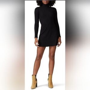 Reformation Black Ribbed Knit Top